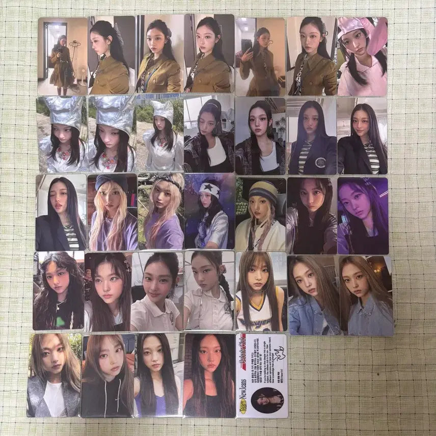 [BUNJANG] NewJeans Haerin Bundle Photocard Set / 뉴진스 해린 포카 일괄 (가방 포카 포함) 33장