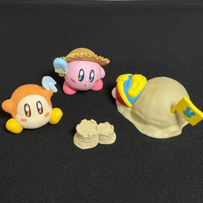[BUNJANG] Kirby Summer Ice Cream Gacha Set / (3종 일괄) 별의 커비 여름 아이스크림 가챠