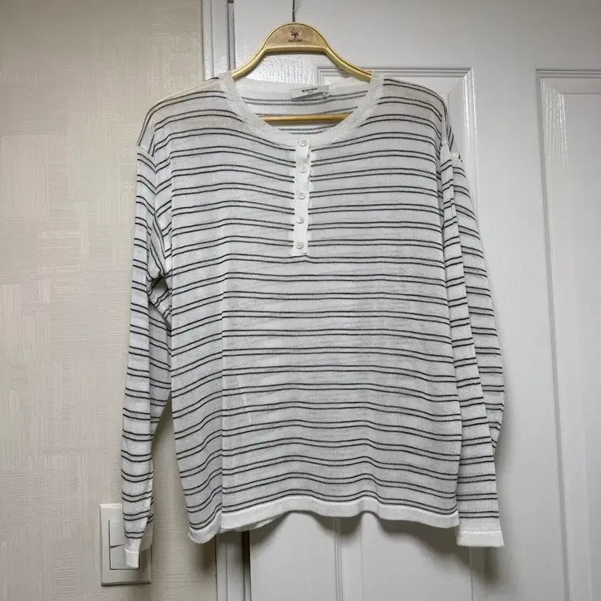 [BUNJANG] Striped Summer Knit T-shirt / 스트라이프 여름니트 @새옷