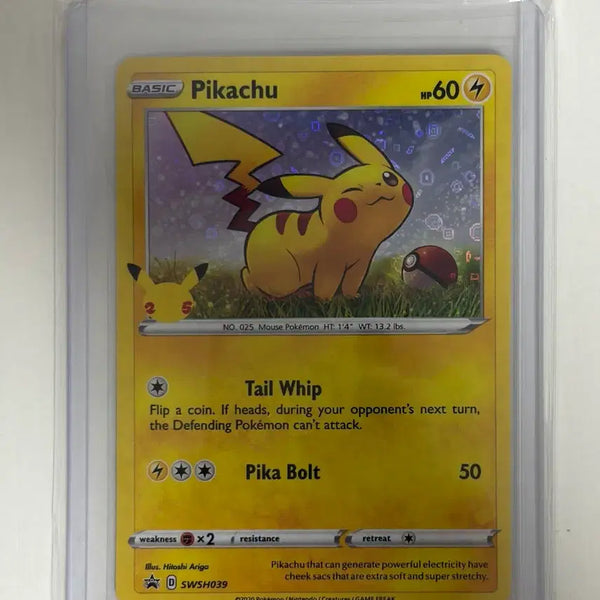 [BUNJANG] Pokemon Card 25th Anniversary Promo Pikachu SWSH039 / 포켓몬 카드25주년 프로모 피카츄 SWSH039