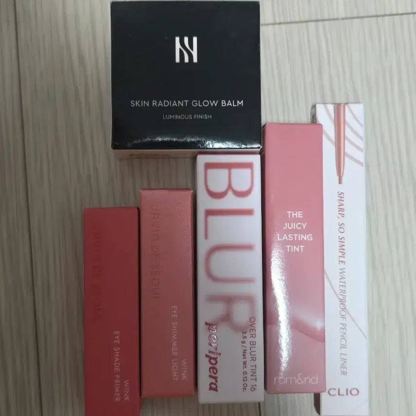 [BUNJANG] Javin De Seoul Eye Primer, Peripera, Rom&nd, Clio Tint & Liner Bundle / 자빈드서울 아이프라이머 롬앤 클리오 페리페라 틴트 화장품