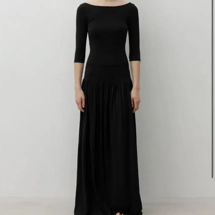 [BUNJANG] LFM Open-Back Jersey Dress - Black / lfm 원피스 Open-Back Jersey Dress Black