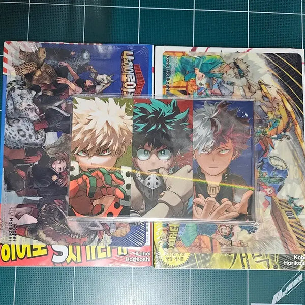 [BUNJANG] My Hero Academia Manga Volumes 34 & 35 Limited Edition with Double Bonus Set / 히로아카 나히아 만화책 단행본 34권 35권 초판 더블 특전 합본 특전