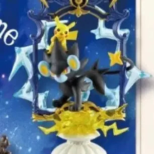 [BUNJANG] Pokemon Re-Ment Decorative Frame Pikachu & Luxray (Sealed) / 포켓몬 리멘트 데코레이티브 프레임 피카츄+렌트라