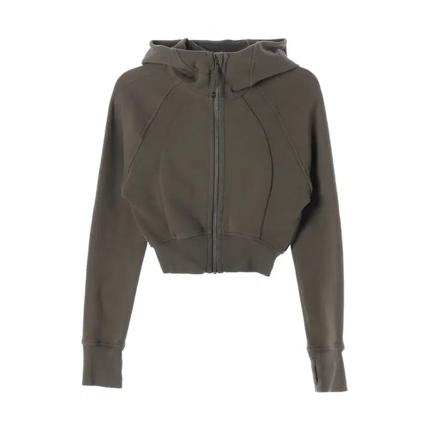 [BUNJANG] Lululemon 24SS Scuba Oversized Full Zip Cropped Hoodie / 룰루레몬 24SS Scuba 스쿠바 오버사이즈 풀집 크롭핏 후드집업