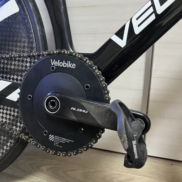 [BUNJANG] Rotor Aldhu Carbon Crankset (Full Set) - 165mm / 로터 카본알듀 크랭크셋 판매 (풀셋) 픽시 카본크랭크