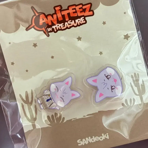 [BUNJANG] Ateez Aniteez San Duckie Sticker Set / 에이티즈 애니티즈 산덕이 스티콘