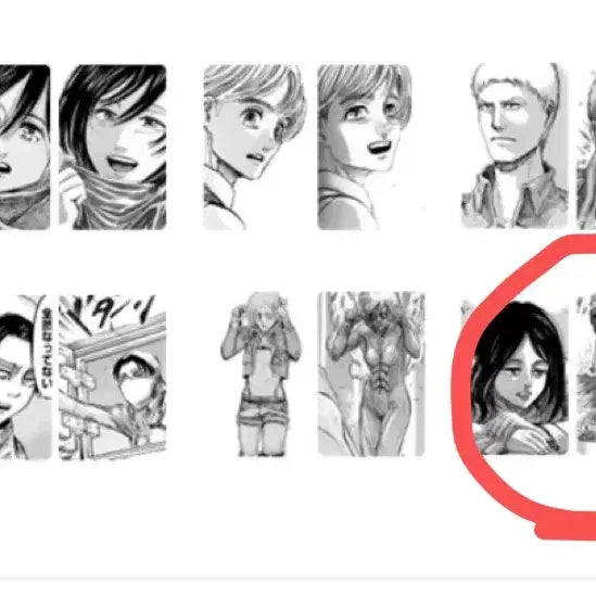 [BUNJANG] Attack on Titan Lenticular Photocard Set - Eren, Armin, Mikasa, Pieck, Zeke / 진격거인 렌티큘러 포토카드 에렌 아르민 미카사 피크 지크