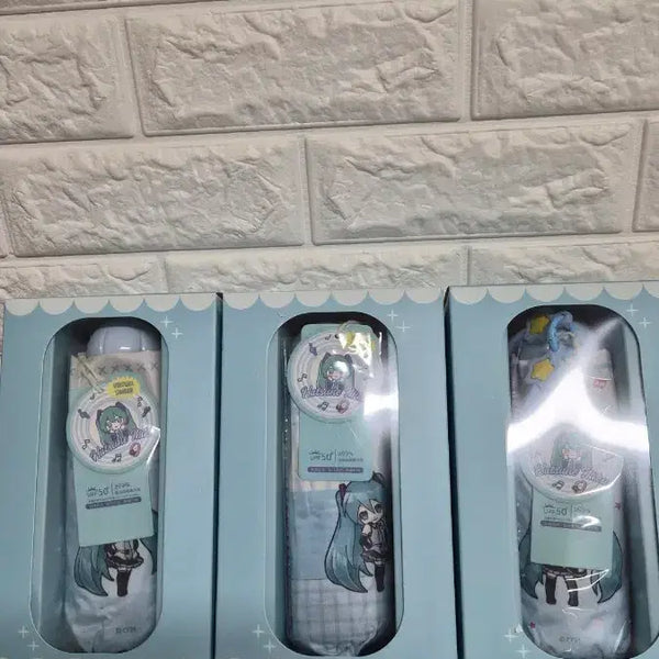 [BUNJANG] Hatsune Miku Umbrella 3-Piece Set / 하츠네미쿠 우산 3개 세트 개당가격 3개구매20000원