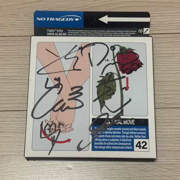 [BUNJANG] TWS NOTE TRAGEDY Follow Us Signed Album CD / 투어스 노트래지디 널따라가 싸인앨범