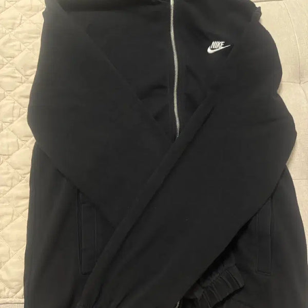 [BUNJANG] Nike Zip-Up Jacket Black / 나이키 집업 블랙