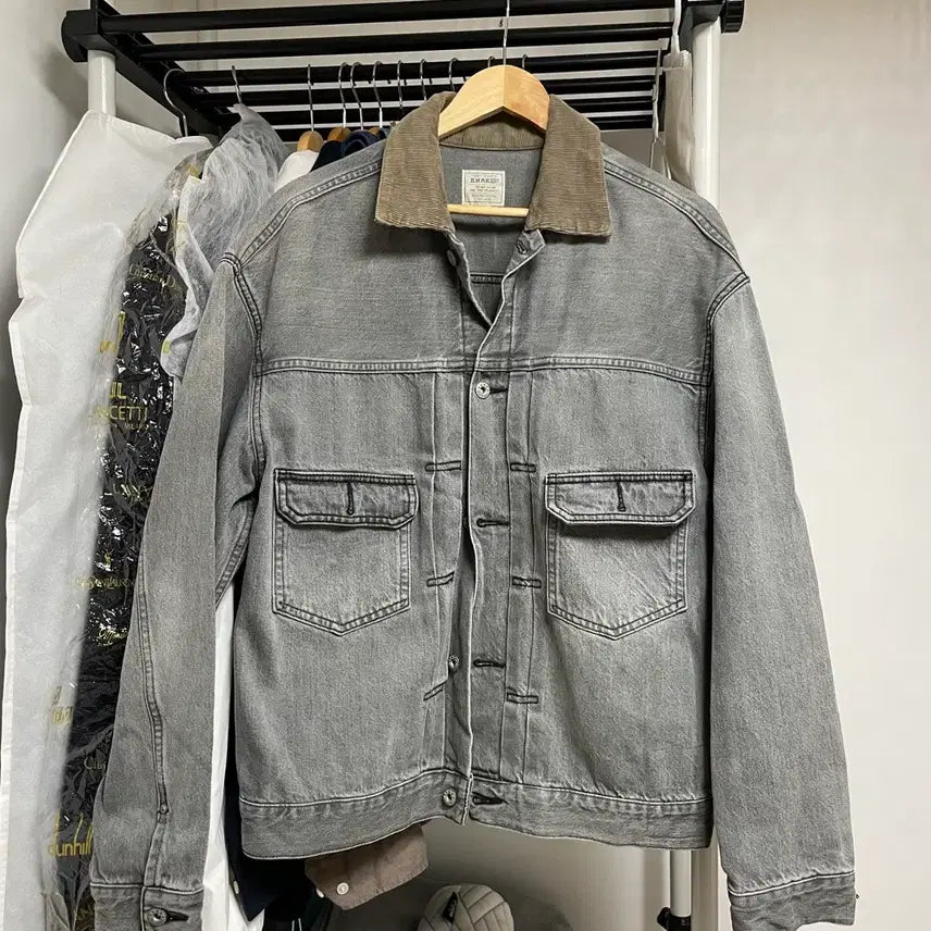 [BUNJANG] Khakis Dungerees Jacket (L) / khakis 카키스 덩가리 자켓(L)
