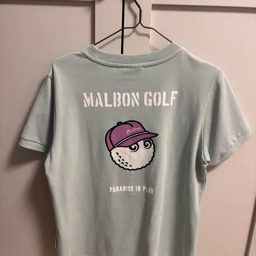 [BUNJANG] Malbon Golf Women's Short Sleeve T-Shirt / 말본 골프 반팔티