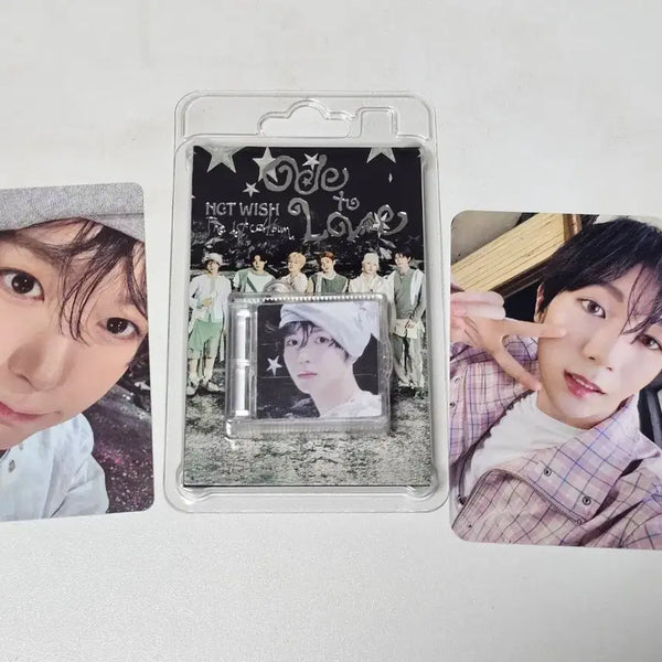 [BUNJANG] NCT WISH Osm:ntgirls Lucky Draw Photocard Set - Ryo / 엔시티위시 오드투러브 스미니 료 풀셋 (앨범포카+무모샵특전포카)