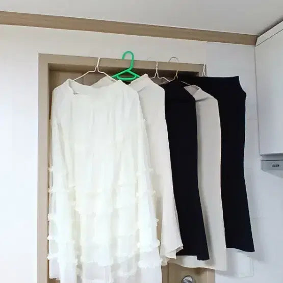 [BUNJANG] Set of 5 Mermaid Skirts (Various Sizes) / (5개 세트) 롱스커트 긴치마 머메이드 샤 스커트 밴딩 하객 결혼식