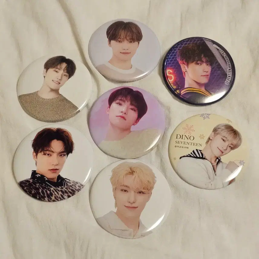 [BUNJANG] SEVENTEEN Dino Chan Can Badge Set / 세븐틴 디노 이찬 캔뱃지 세트