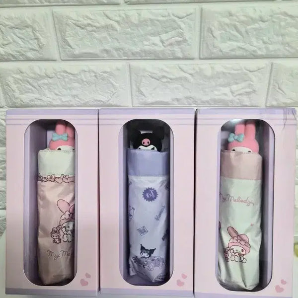 [BUNJANG] Sanrio Characters Folding Umbrella / 산리오 캐릭터 접이식 양 우산 개당가격 새상품 입니다