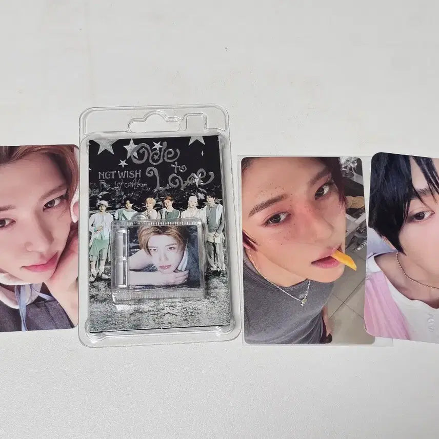 [BUNJANG] NCT WISH OD TO YOU Smini Sion Photocard Bundle Set / 엔시티위시 오드투러브 스미니 시온 풀셋 (앨범포카+무모샵특전+콘서트럭드)