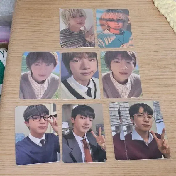 [BUNJANG] BTS Jin Happy Photocard Bundle Set / 방탄소년단 포토카드 happy 해피 포토카드 9장 일괄