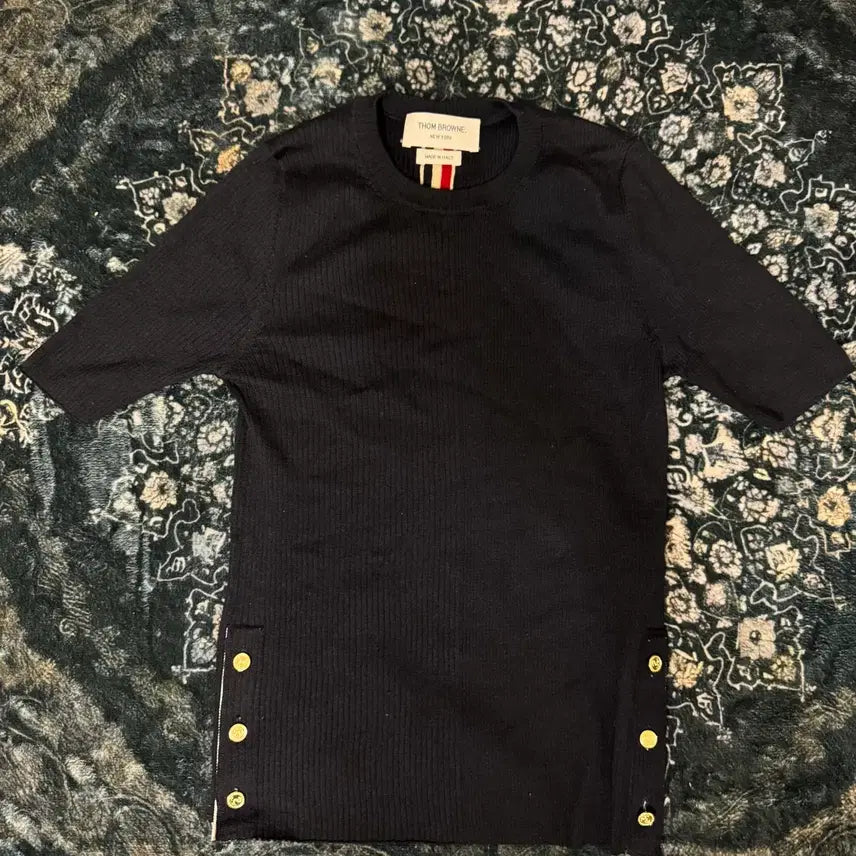 [BUNJANG] Thom Browne Short Sleeve Knit / 톰브라운 반팔 니트