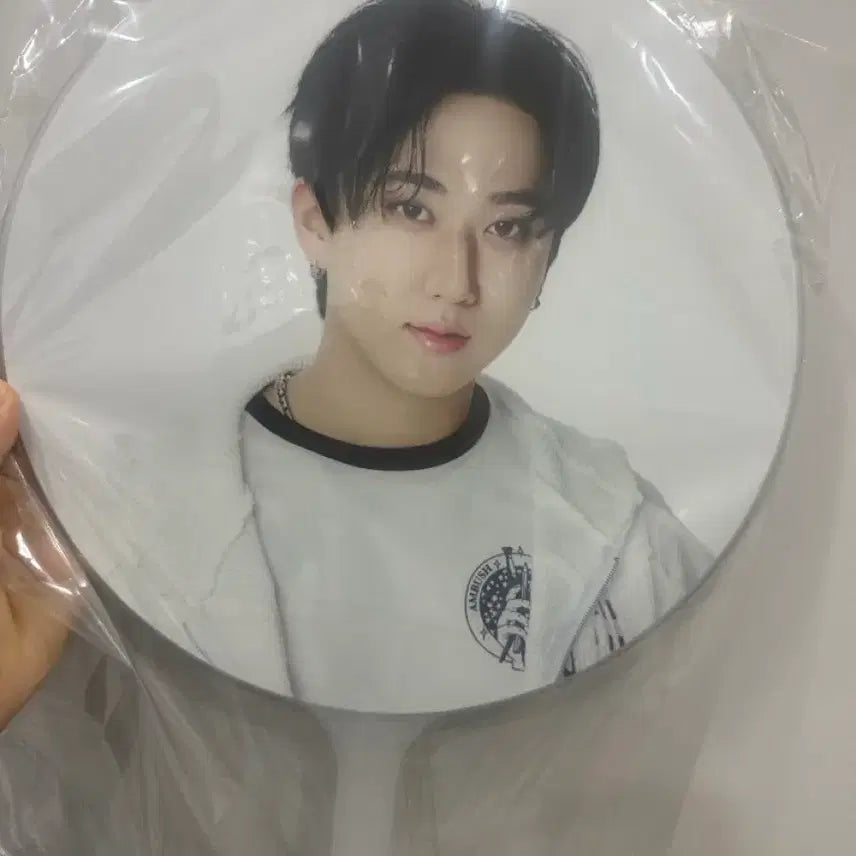 [BUNJANG] Stray Kids Bang Chan Image Picket Fan / 미개봉 원가이하 스키주 스키즈 방찬 이미지 피켓 부채