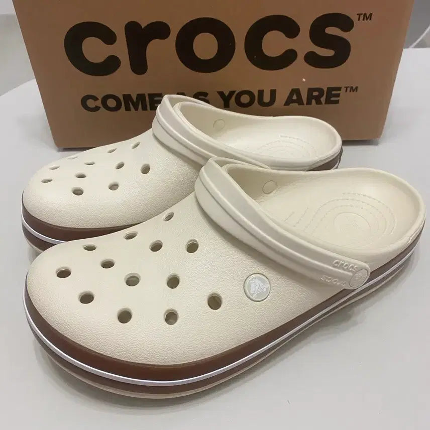 [BUNJANG] Crocs Crocband Summit White Men's Size 11 / [신상]크록스 크록밴드 서밋 화이트 S급 / 공식홈 구매 / 280