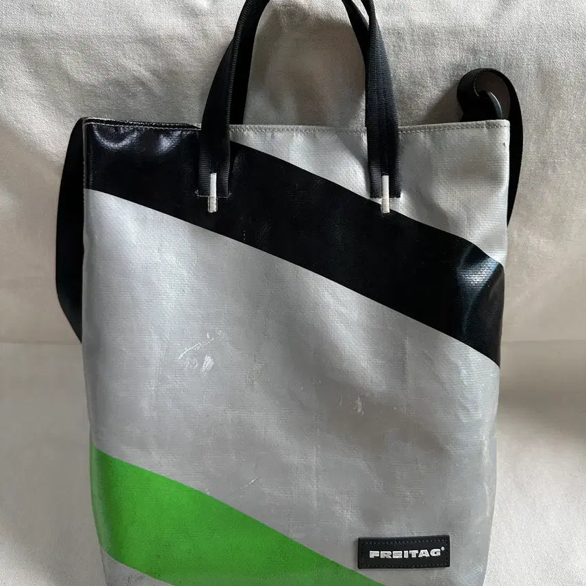 [BUNJANG] Freitag F202 Leland Tote Bag Silver Green / 프라이탁 F202 리랜드 LELAND 실버 그린 투웨이 토트백