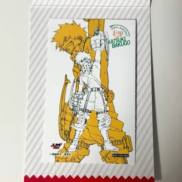 [BUNJANG] My Hero Academia Bakugo 2026 Birthday Bromide / 나의 히어로 아카데미아 히로아카 바쿠고 2026 생일 브로마이드