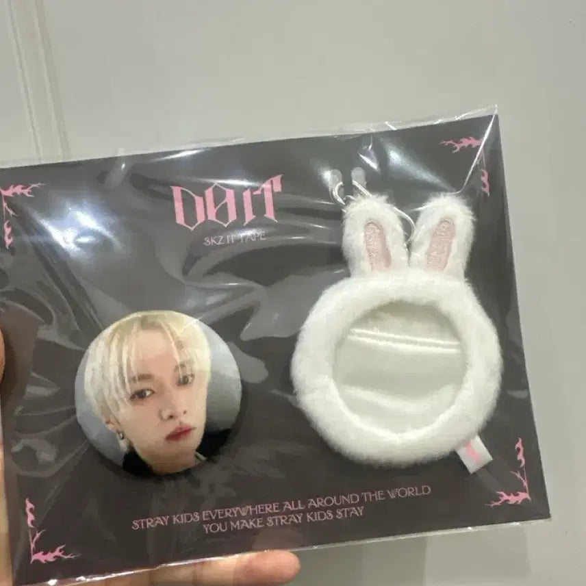 [BUNJANG] Stray Kids LeeKnow Ribbit Mascot Badge / 미개봉 원가양도 스키즈 스키주 말랑 뱃지 리빗 리노