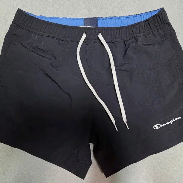 [BUNJANG] Champion Black Logo Shorts - Size M / 챔피온 반바지 M