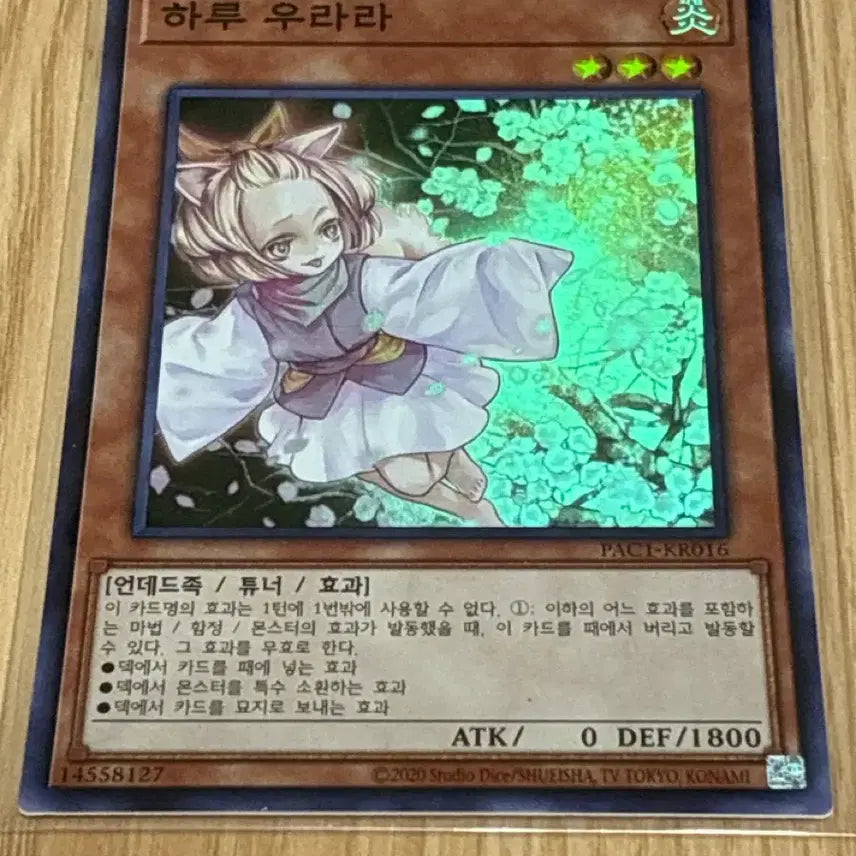 [BUNJANG] Yu-Gi-Oh! Ash Blossom & Joyous Spring (Shining Rare) / 유희왕 하루 우라라 슈레 판매합니다.