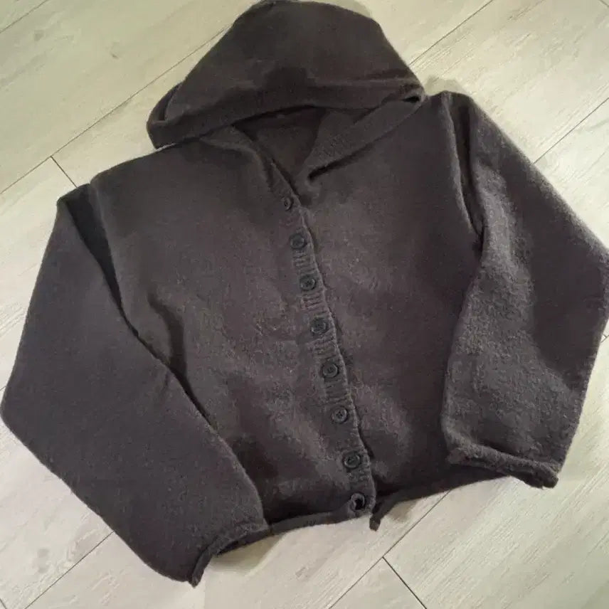 [BUNJANG] Hooded Knit Cardigan / 후드 니트 가디건