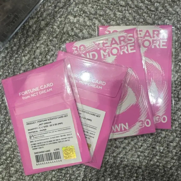 [BUNJANG] NCT Dream 20th Anniversary SM Fortune Scratch Photocard (Sealed) / 미개봉 원가양도 에스엠 포춘 스크래치 엔시티 드림 엔드림 20주년