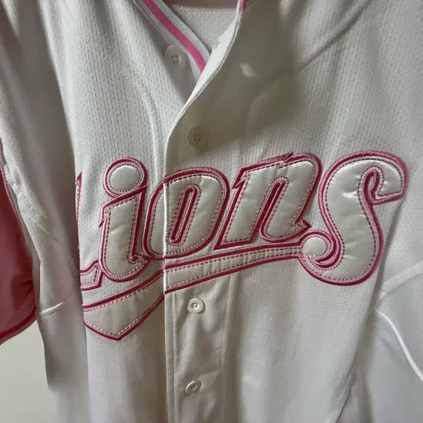[BUNJANG] Samsung Lions 2024 Pink Uniform 100 Kim Young-woong / 삼성라이온즈 2024 핑니폼 유니폼 100 김영웅
