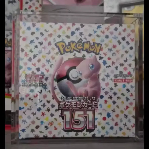 [BUNJANG] Japanese Pokemon Booster Box Acrylic Case / 일판 포켓몬 부스터 박스 아크릴 케이스