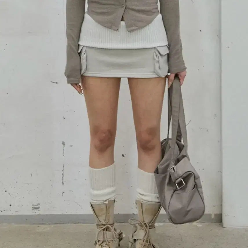[BUNJANG] 41pray Skirt Light Grey (New with Tags) / 사일프레이 41pray 스커트(새상품)
