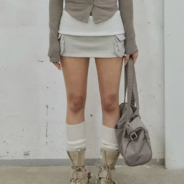[BUNJANG] 41pray Skirt Light Grey (New with Tags) / 사일프레이 41pray 스커트(새상품)
