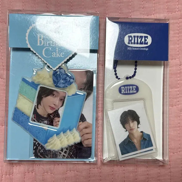 [BUNJANG] RIIZE Wonbin Birthday Cake Goods 2024 Season's Greetings Photocard Keyring Set Bundle / 라이즈 원빈 생일 케이크 굿즈, 2024 시그 증사 키링 세트 일괄