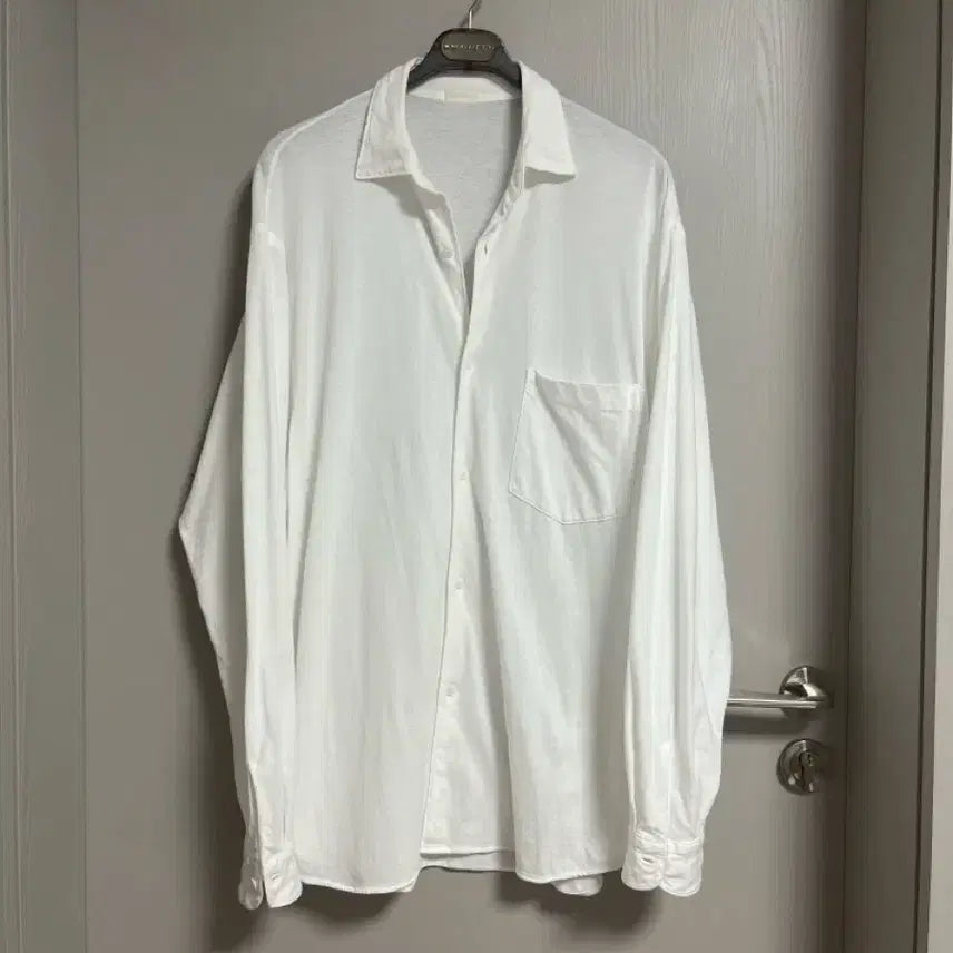 [BUNJANG] Comoli Jersey Shirt White / [2] 코모리 져지셔츠 화이트