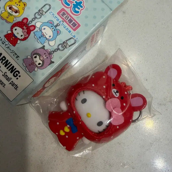 [BUNJANG] Sanrio Chibi-Tomo Rainbow Raincoat Kitty / 산리오 치비토모 우비 키티 새상품