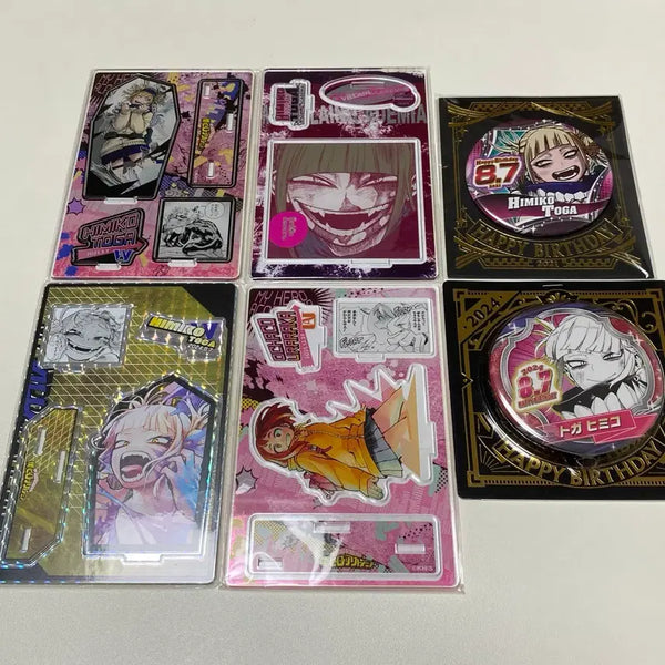 [BUNJANG] My Hero Academia Himiko Toga Birthday Diorama & Can Badge Bundle Set / 토가 히미코 생일 디오라마 캔뱃지 일괄 히로아카
