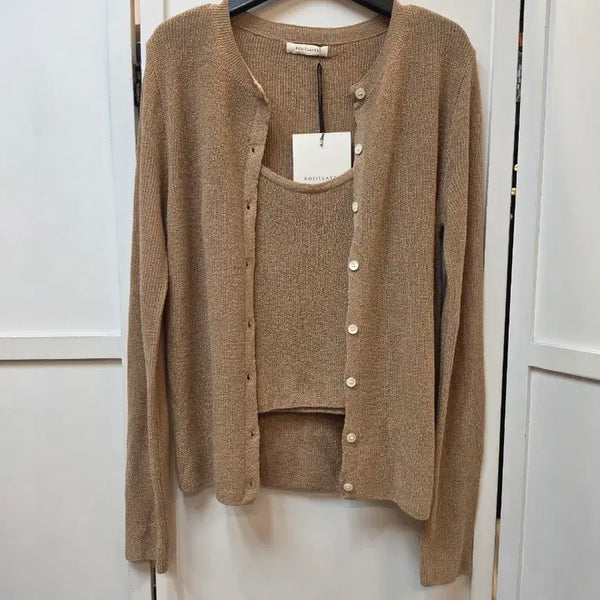 [BUNJANG] ROSIELAYER Knit Cardigan Setup - New Arrival / ROSIELAYER 니트 가디건 셋업 새상품