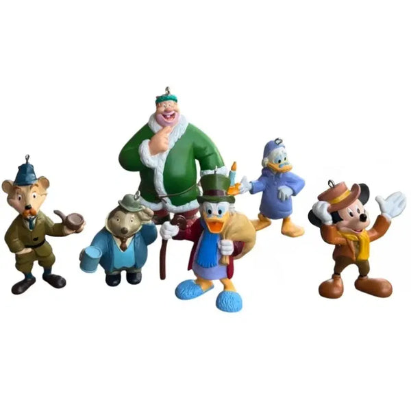 [BUNJANG] Disney Christmas PVC Keychain Set (6 Types) - Donald, Scrooge / 디즈니 크리스마스 pvc 키링 키체인 6종 세트_ 도날드, 스크루지