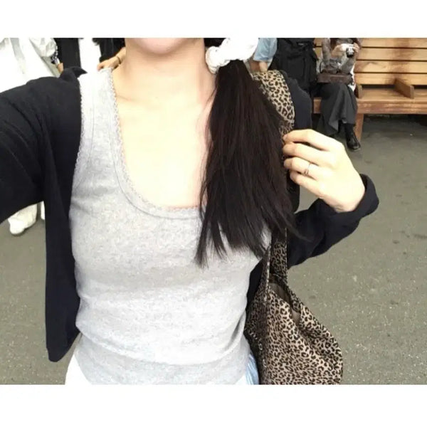[BUNJANG] YUSOP Selena Leopard Shoulder Bag / 유솝 셀레나 레오파드 백