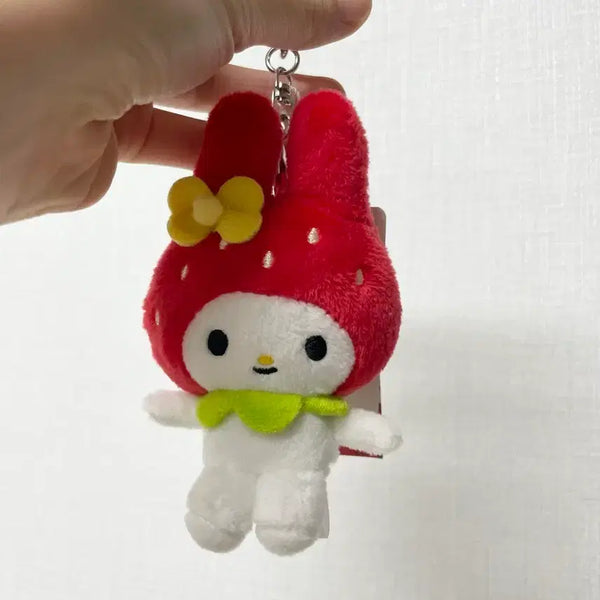 [BUNJANG] Sanrio My Melody Strawberry Mascot Plush by Loriz Farm / 로리즈팜 미퍼센트 딸기 마이멜로디 마스코트 인형