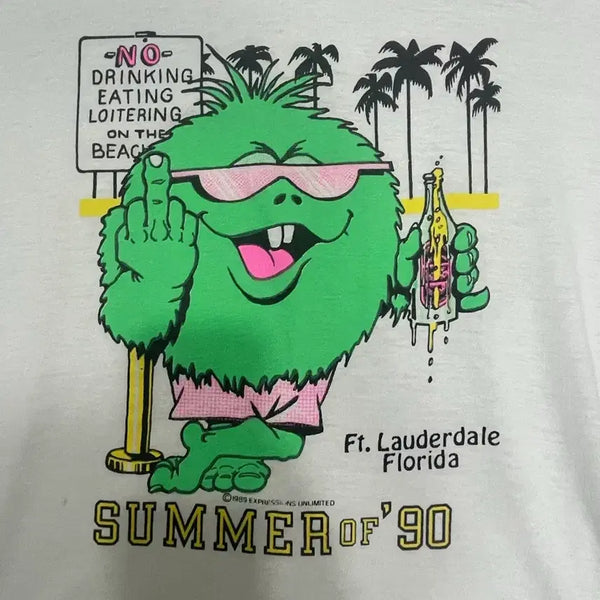[BUNJANG] 90s Camacho Monster "SUMMER OF '90" T-Shirt / 90s 카마초 몬스터 "SUMMER OF '90" 티셔츠