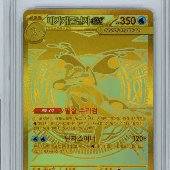 [BUNJANG] Pokemon Card Mega Greninja EX Full Art #120 / 포켓몬카드 메가 개굴닌자 mur brg9