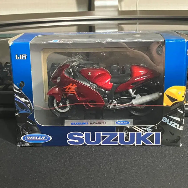 [BUNJANG] Welly 1:18 Suzuki Hayabusa Diecast Motorcycle (Sealed, Older Packaging) / [구형박스/미개봉] 웰리 1:18 스즈키 하야부사 다이캐스트 오토바이