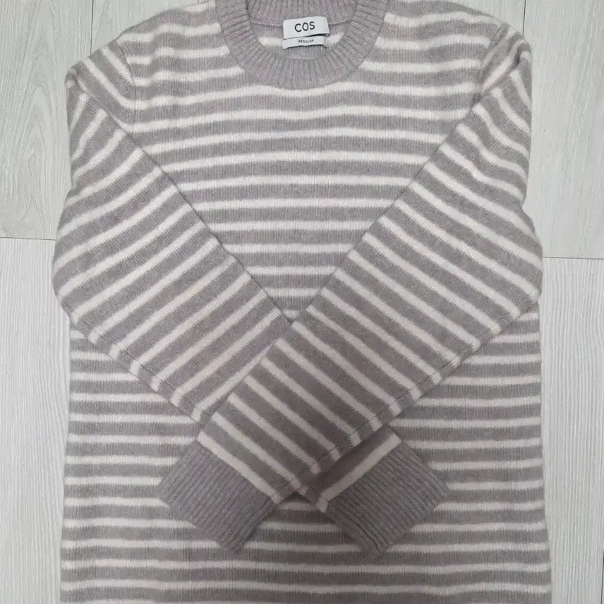 [BUNJANG] COS Stripe Knit Ivory M / [M, 새상품] 코스 COS 스트라이프 니트 아이보리