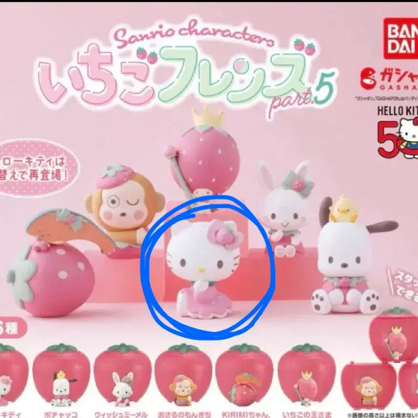 [BUNJANG] Sanrio Ichigo Friends 5th Edition Hello Kitty / 산리오 이치고 프렌즈 딸기 프렌즈 5탄 헬로키티